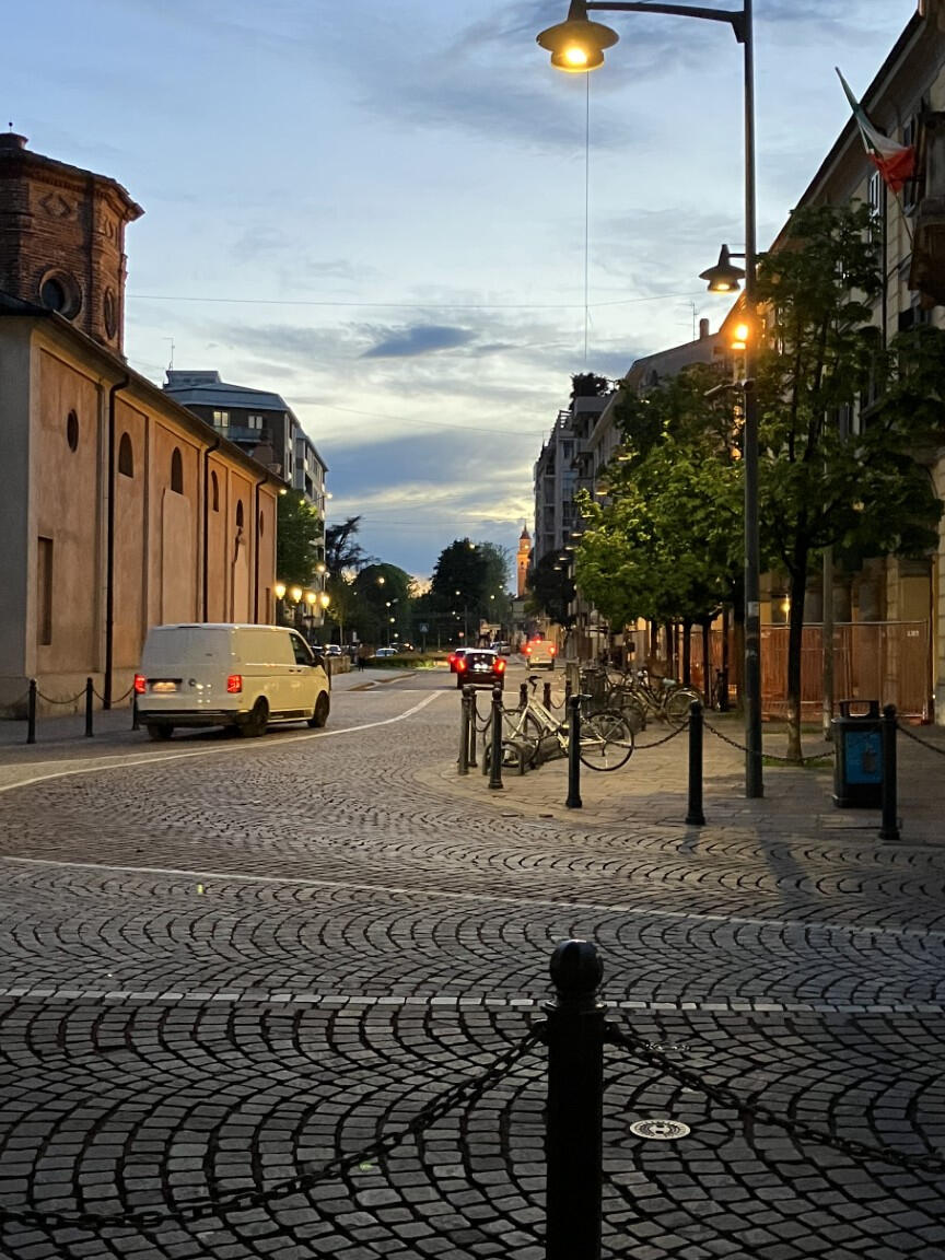 Saronno at dusk